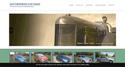 Desktop Screenshot of leatherheadcarsales.com